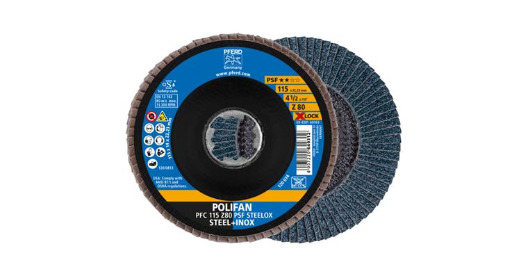 1001440664 POLIFAN serrated lock washer PFC 115 mm X-LOCK conical Z80 line PSF STEELOX
