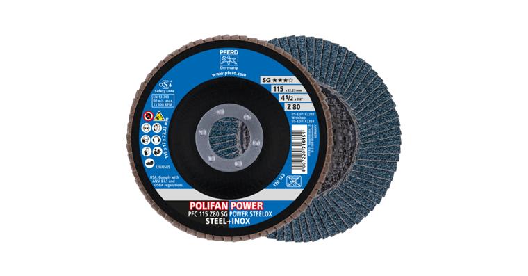 1043789103 POLIFAN POWER serrated lock washer PFC 115x22.23 mm conical Z80 SG STEELOX steel