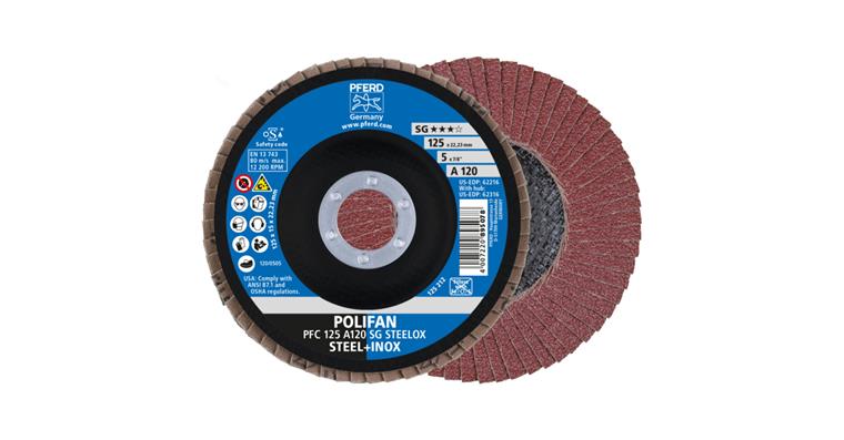 1001429384 POLIFAN serrated lock washer PFC 125x22.23 mm conical A120 SG STEELOX steel
