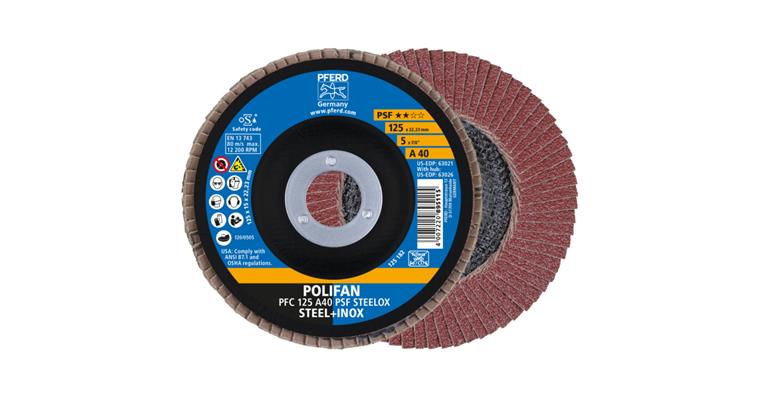 1001429387 POLIFAN serrated lock washer PFC 125x22.23 mm conical A40 line PSF STEELOX steel