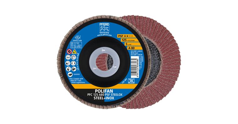 1001429393 POLIFAN serrated lock washer PFC 125x22.23 mm conical A80 line PSF STEELOX steel