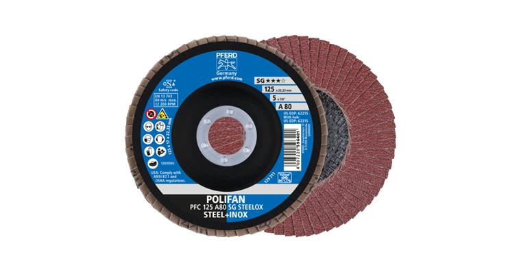 1001429381 POLIFAN serrated lock washer PFC 125x22.23 mm conical A80 SG STEELOX steel