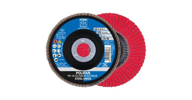 1001435127 POLIFAN serrated lock washer PFC 125x22.23 mm conical CO-COOL 40 SG STEELOX steel