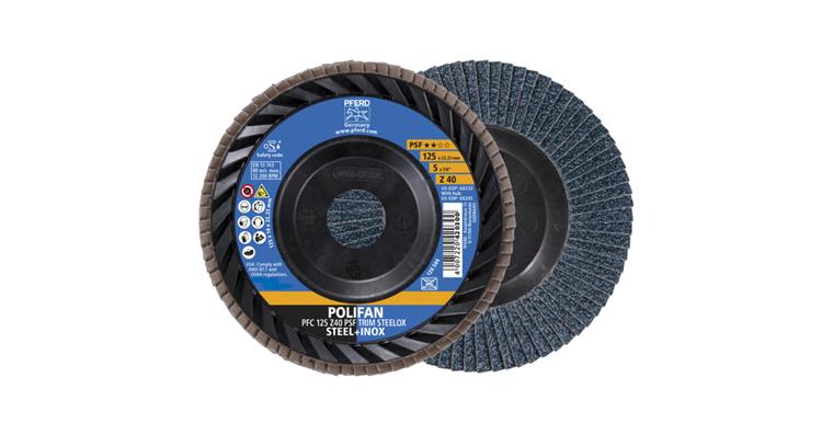 1001441961 POLIFAN serrated lock washer PFC 125x22.23 mm conical Z40 PSF TRIM STEELOX