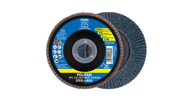 1001441993 POLIFAN serrated lock washer PFC 125x22.23mm conical Z40 start line START STEELOX