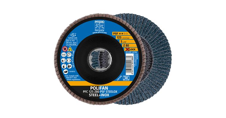 1001440665 POLIFAN serrated lock washer PFC 125 mm X-LOCK conical Z80 line PSF STEELOX