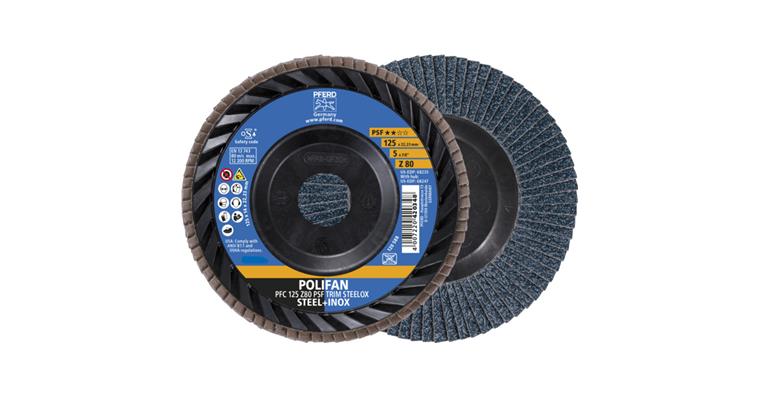 1001441963 POLIFAN serrated lock washer PFC 125x22.23 mm conical Z80 PSF TRIM STEELOX