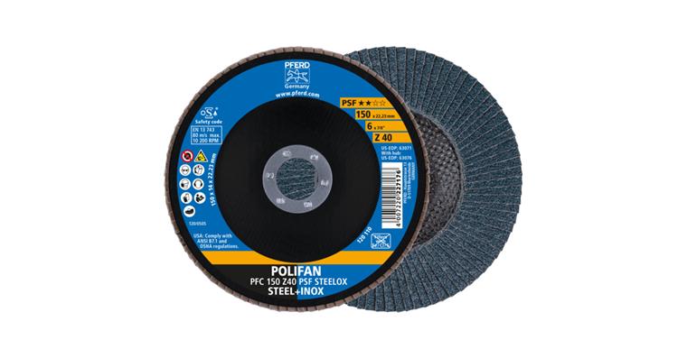 1001436837 POLIFAN serrated lock washer PFC 150x22.23 mm conical Z40 line PSF STEELOX steel
