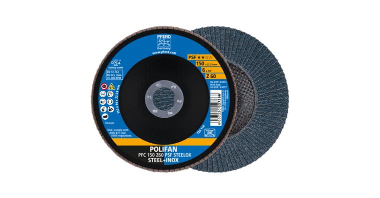 1001436838 POLIFAN serrated lock washer PFC 150x22.23 mm conical Z60 line PSF STEELOX steel