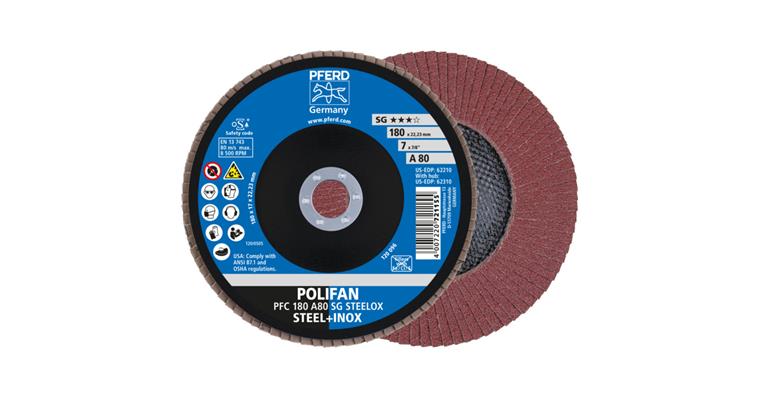 1001429382 POLIFAN serrated lock washer PFC 180x22.23 mm conical A80 SG STEELOX steel
