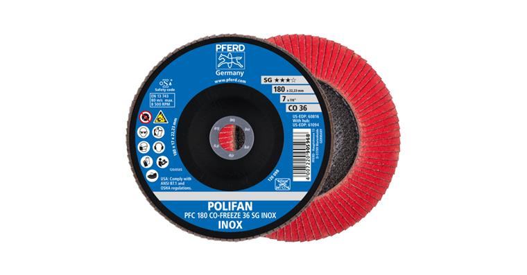 1001440673 POLIFAN serrated lock washer PFC 180x22.23 mm conical CO-FREEZE 36 SG INOX