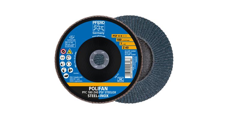 1001429407 POLIFAN serrated lock washer PFC 180x22.23 mm conical Z40 line PSF STEELOX steel