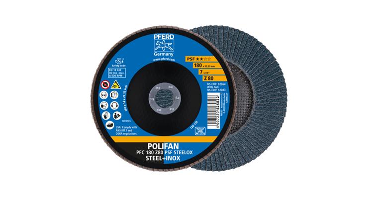 1001437427 POLIFAN serrated lock washer PFC 180x22.23 mm conical Z80 line PSF STEELOX steel