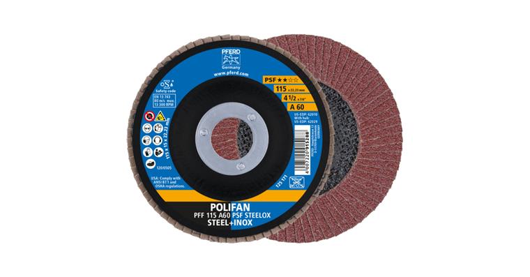 1001433935 POLIFAN serrated lock washer PFF 115x22.23mm flat A60 universal line PSF STEELOX