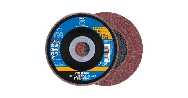 1001433936 POLIFAN serrated lock washer PFF 115x22.23mm flat A80 universal line PSF STEELOX