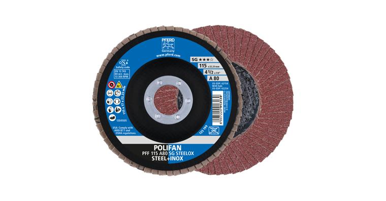 1001429334 POLIFAN serrated lock washer PFF 115x22.23 mm flat A80 line SG STEELOX steel