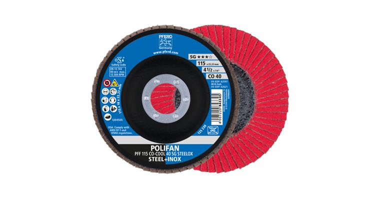 1001435129 POLIFAN serrated lock washer PFF 115x22.23 mm flat CO-COOL 40 SG STEELOX