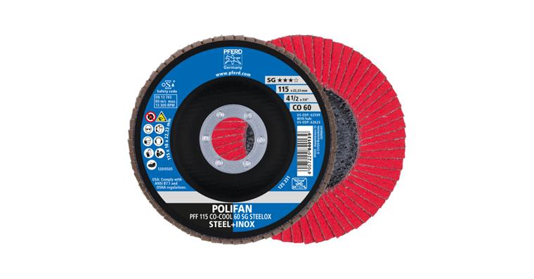 1001436817 POLIFAN serrated lock washer PFF 115x22.23 mm flat CO-COOL 60 SG STEELOX
