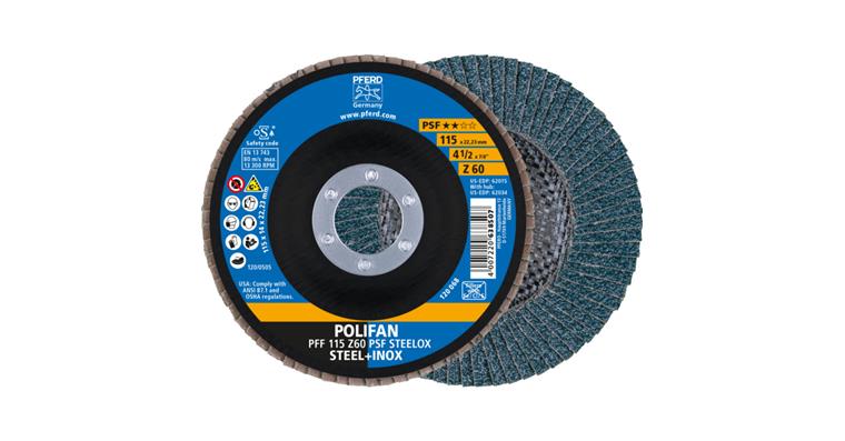 1001433945 POLIFAN serrated lock washer PFF 115x22.23mm flat Z60 universal line PSF STEELOX