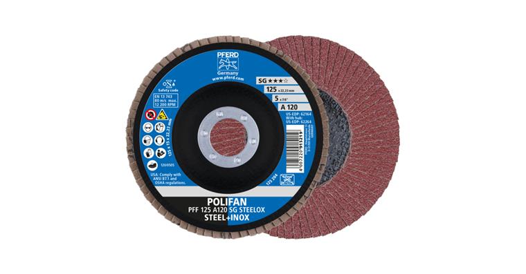 1001433941 POLIFAN serrated lock washer PFF 125x22.23 mm flat A120 line PSF STEELOX steel