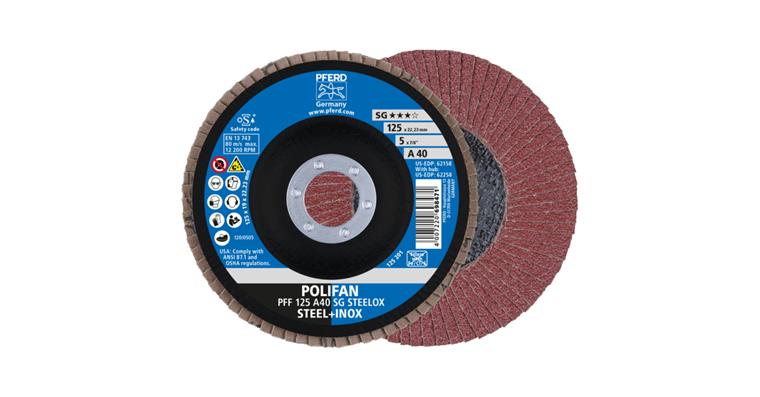 1001429327 POLIFAN serrated lock washer PFF 125x22.23 mm flat A40 line SG STEELOX steel