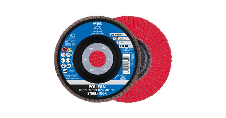 1001435130 POLIFAN serrated lock washer PFF 125x22.23 mm flat CO-COOL 40 SG STEELOX steel