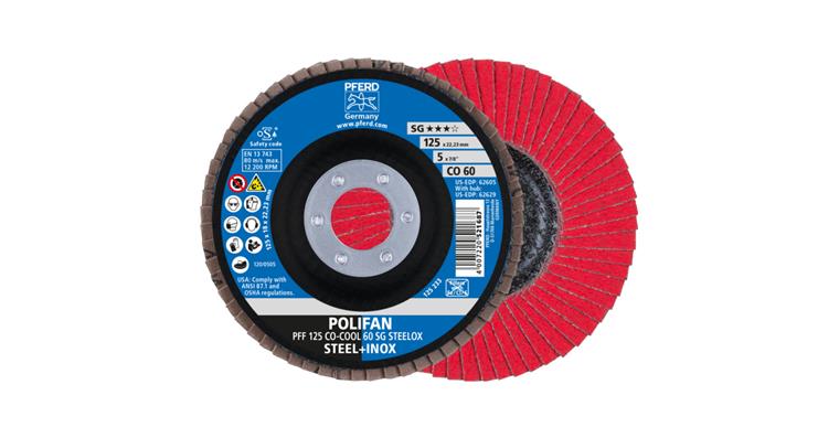 1001436818 POLIFAN serrated lock washer PFF 125x22.23 mm flat CO-COOL 60 SG STEELOX steel