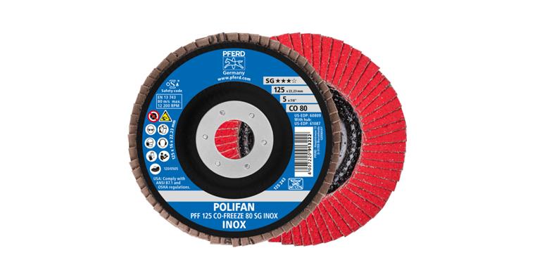 1001440659 POLIFAN serrated lock washer PFF 125x22.23 mm flat CO-FREEZE 80 line SG INOX