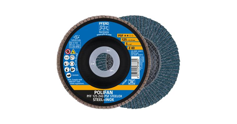 1001433947 POLIFAN serrated lock washer PFF 125x22.23mm flat Z40 universal line PSF STEELOX