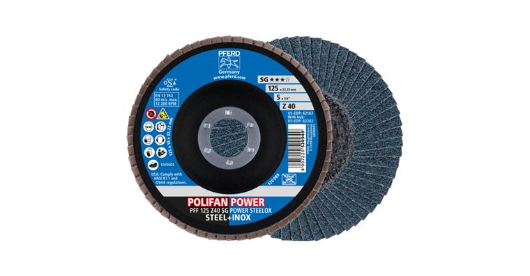 1043789701 POLIFAN POWER serrated lock washer PFF 125x22.23 mm flat Z40 SG POWER STEELOX