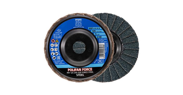 1043780201 POLIFAN FORCE serrated lock washer PFF 125x22.23 mm conical Z40 line SGP STEEL