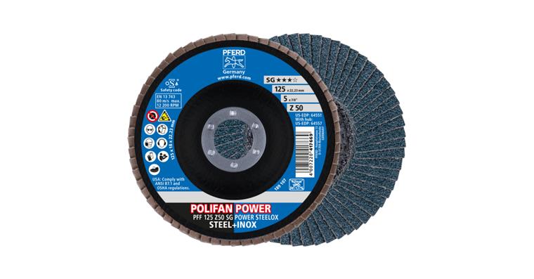 1043789702 POLIFAN POWER serrated lock washer PFF 125x22.23 mm flat Z50 line SG STEELOX