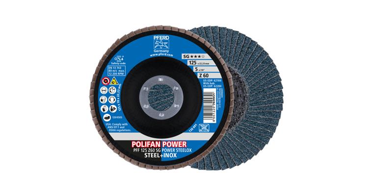 1043789703 POLIFAN POWER serrated lock washer PFF 125x22.23 mm flat Z60 SG POWER STEELOX