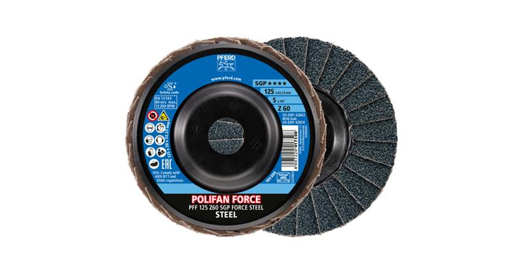 1043780202 POLIFAN FORCE serrated lock washer PFF 125x22.23 mm conical Z60 line SGP STEEL