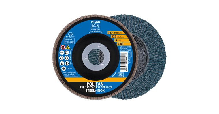 1001433949 POLIFAN serrated lock washer PFF 125x22.23mm flat Z80 universal line PSF STEELOX