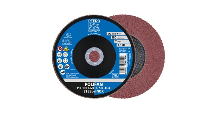 1001429340 POLIFAN serrated lock washer PFF 180x22.23mm flat A120 performance line SG STEELOX