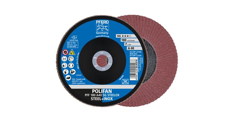 1001429328 POLIFAN serrated lock washer PFF 180x22.23 mm flat A40 line SG STEELOX steel