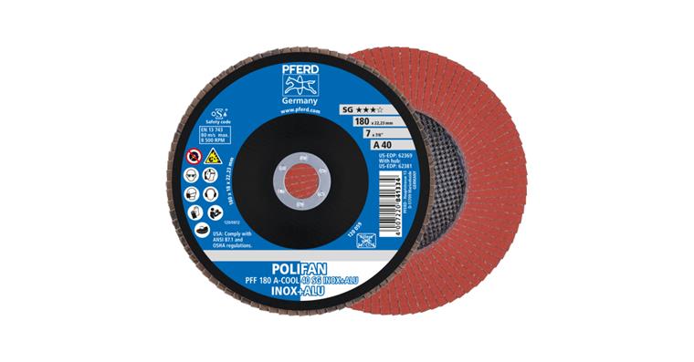 1001429344 POLIFAN serrated lock washer PFF 180x22.23 mm flat A-COOL 40 SG INOX ALU