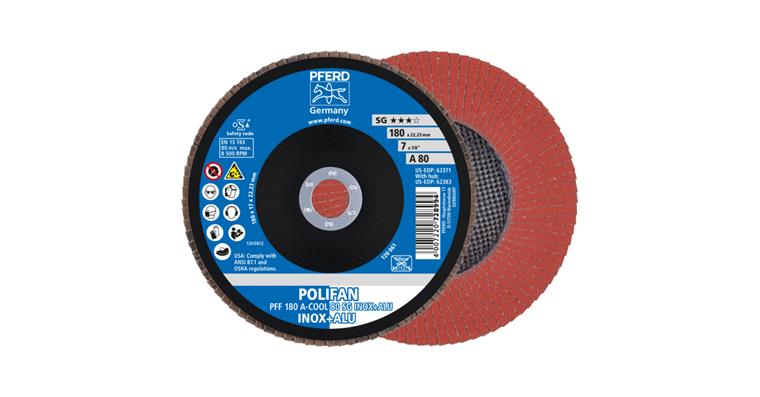 1001429352 POLIFAN serrated lock washer PFF 180x22.23 mm flat A-COOL 80 SG INOX ALU