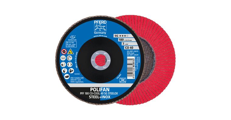 1001435131 POLIFAN serrated lock washer PFF 180x22.23 mm flat CO-COOL 40 SG STEELOX steel