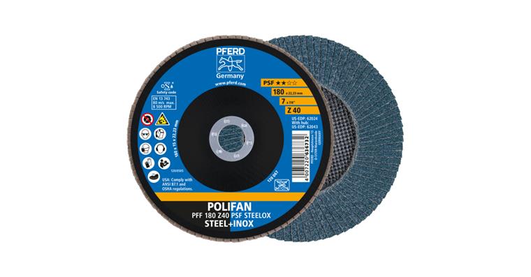 1001433950 POLIFAN serrated lock washer PFF 180x22.23mm flat Z40 universal line PSF STEELOX