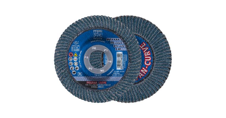 1043742102 POLIFAN CURVE serrated lock washer PFR 115x22.23mm width L Z40 SGP STEELOX steel