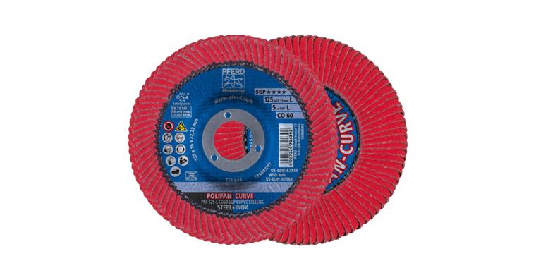 1001442002 POLIFAN CURVE serrated lock washer PFR 125x22.23mm width L Z40 SGP STEELOX steel