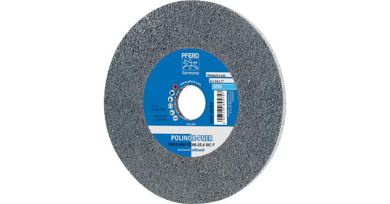 1001437225 POLINOX pressed non-woven wheel PNER diameter 150x6 mm bore 25.4 mm