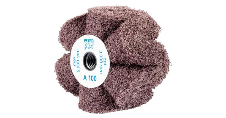 1001438913 POLINOX non-woven abrasive wheel PNG diameter 100x50mm thread 5/8-11 A100
