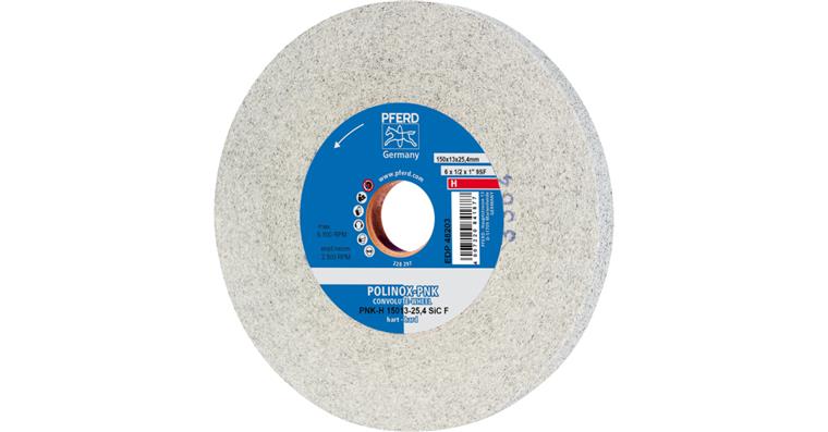 1001439210 POLINOX Wound non-woven wheel PNK diameter 150x13mm bore 25.4 hard