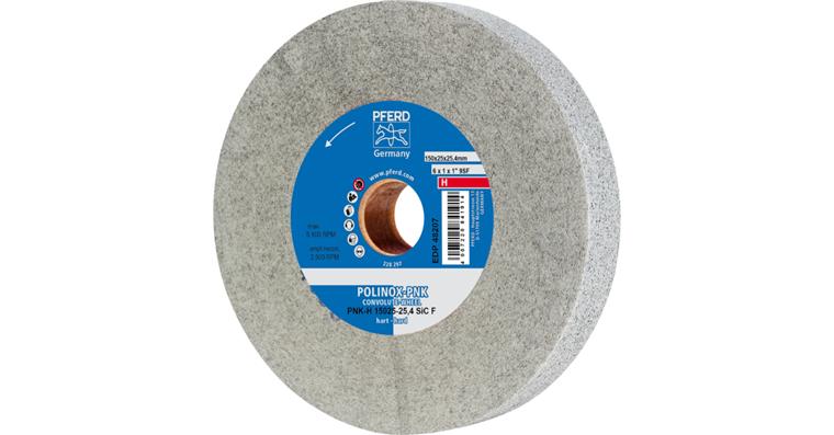 1001439214 POLINOX Wound non-woven wheel PNK diameter 150x25mm bore 25.4 hard