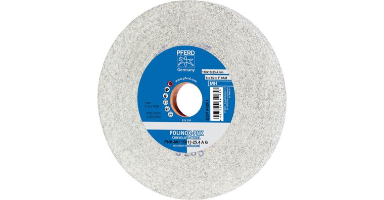1001439208 POLINOX Wound non-woven wheel PNK diameter 150x13mm bore 25.4 hard A