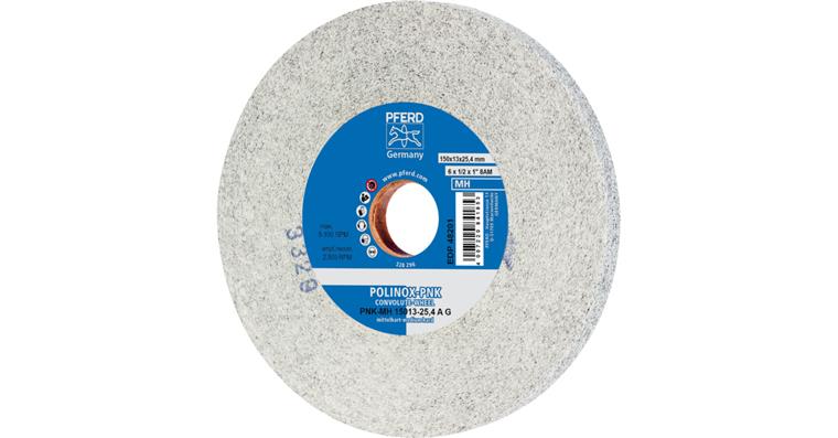 1001439209 POLINOX Wound non-woven wheel PNK diameter 150x13mm bore 25.4mm hard