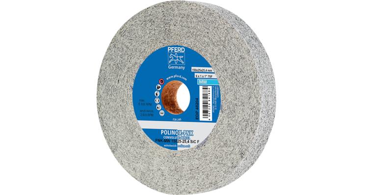 1001439211 POLINOX wound non-woven wheel PNK diameter 150x25 mm bore 25.4 mm